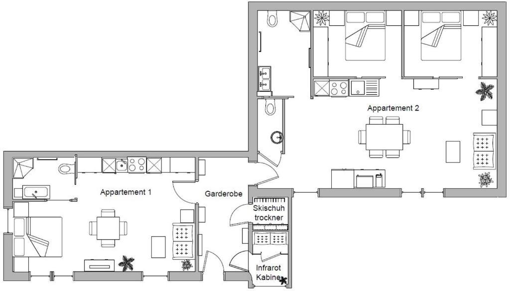 Appartements Hochegg Schladming Oda fotoğraf
